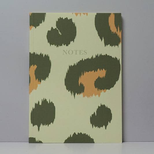 Green Leopard Notebook