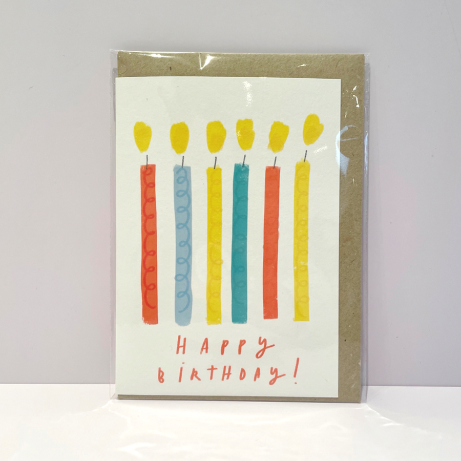 Happy Birthday Candles card