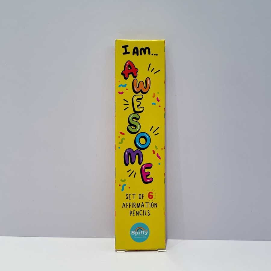 I Am Awesome - Set of 6 Affirmation Pencils