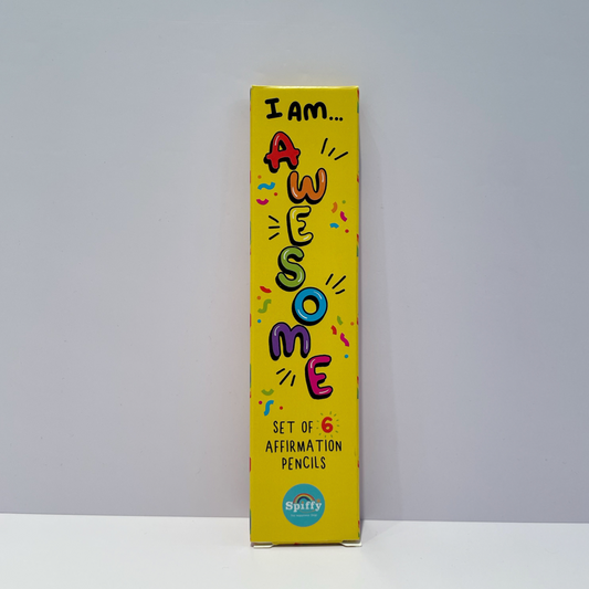 I Am Awesome - Set of 6 Affirmation Pencils