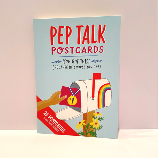 Pep Talk Postcard Book