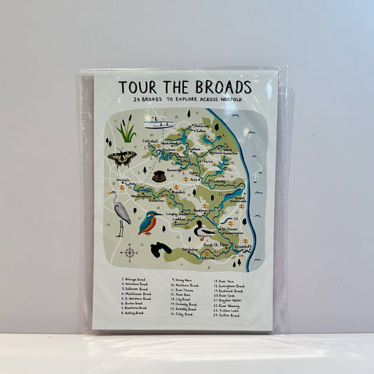 Tour The Broads Art Print