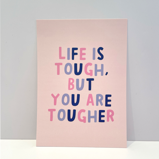 Life is Tough Postcard