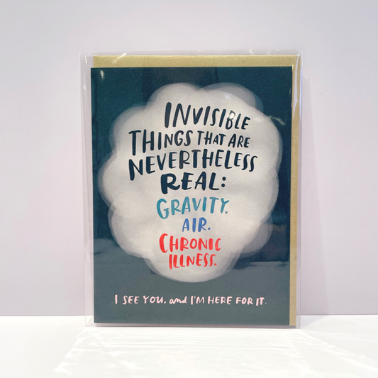 Invisible Illness Greetings Card