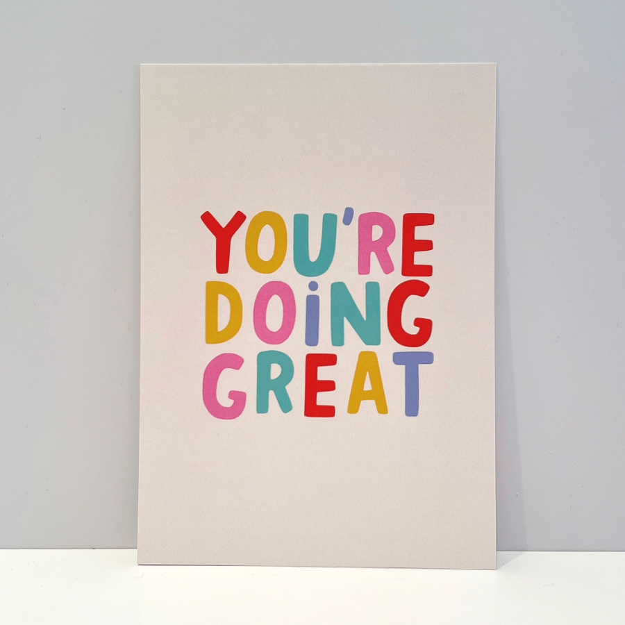 You’re Doing Great Postcard