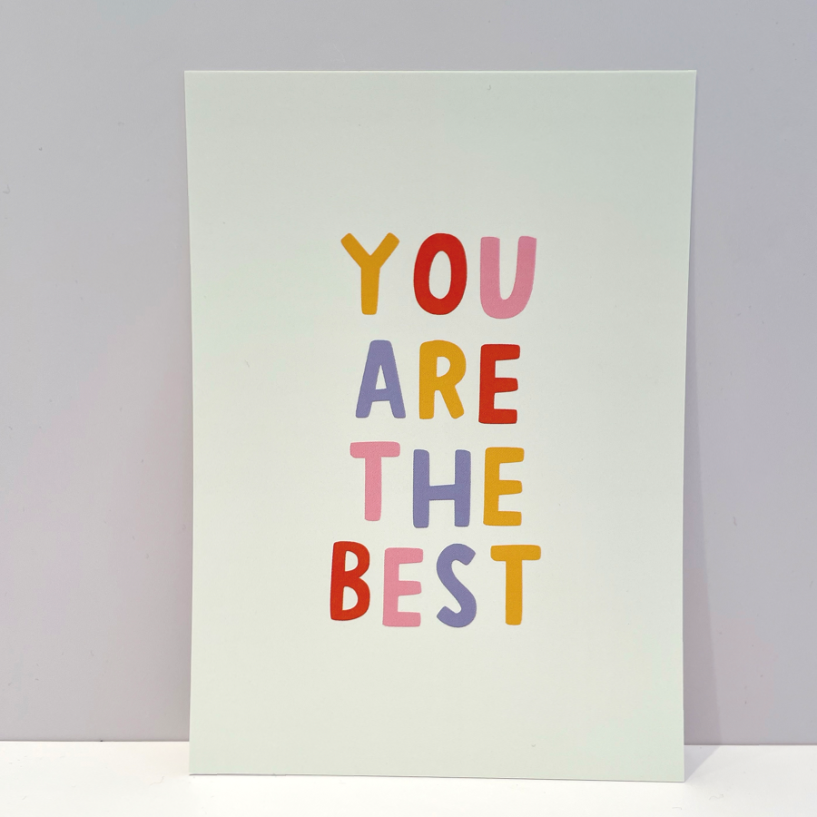You Are The Best Postcard