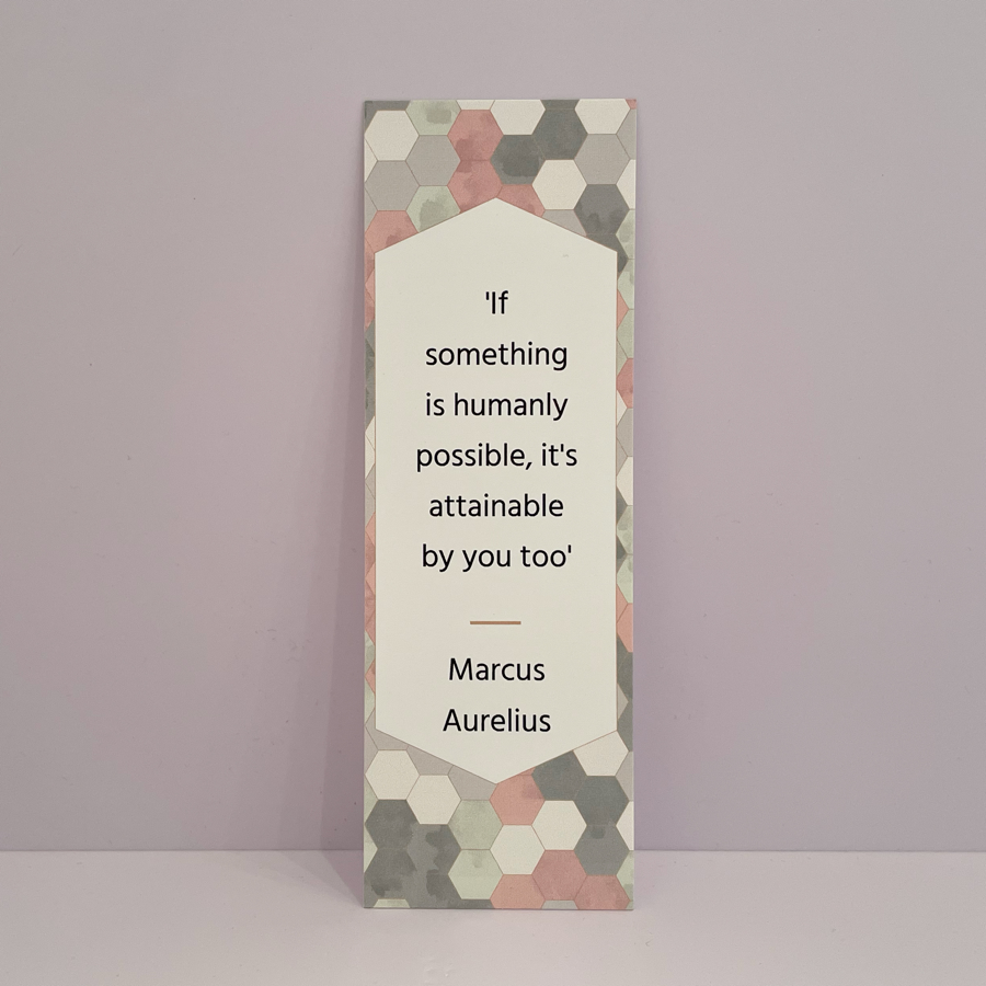 Humanly possible Aurelius bookmark