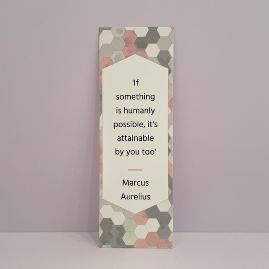 Humanly possible Aurelius bookmark