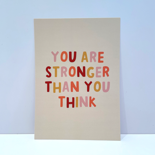Stronger Than You Think Postcard