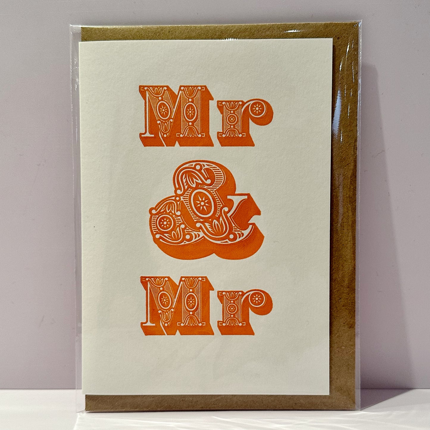 Mr and Mr Greetings Card