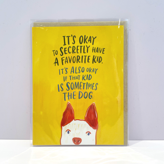 Favourite Kid Greetings Card